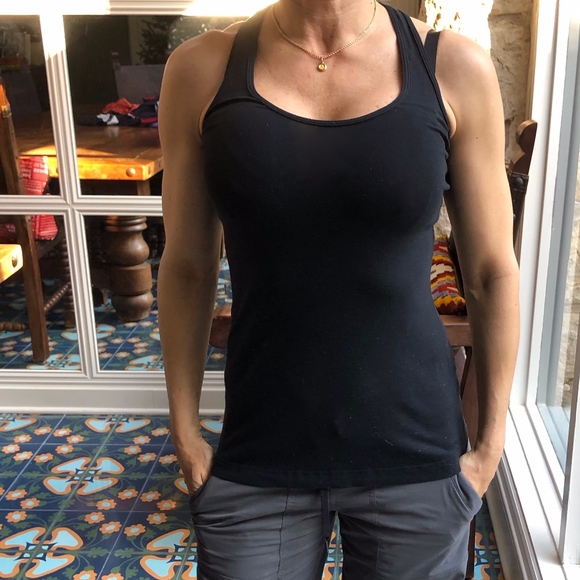lululemon athletica Tops - Lululemon Cool Racerback Tank in Black